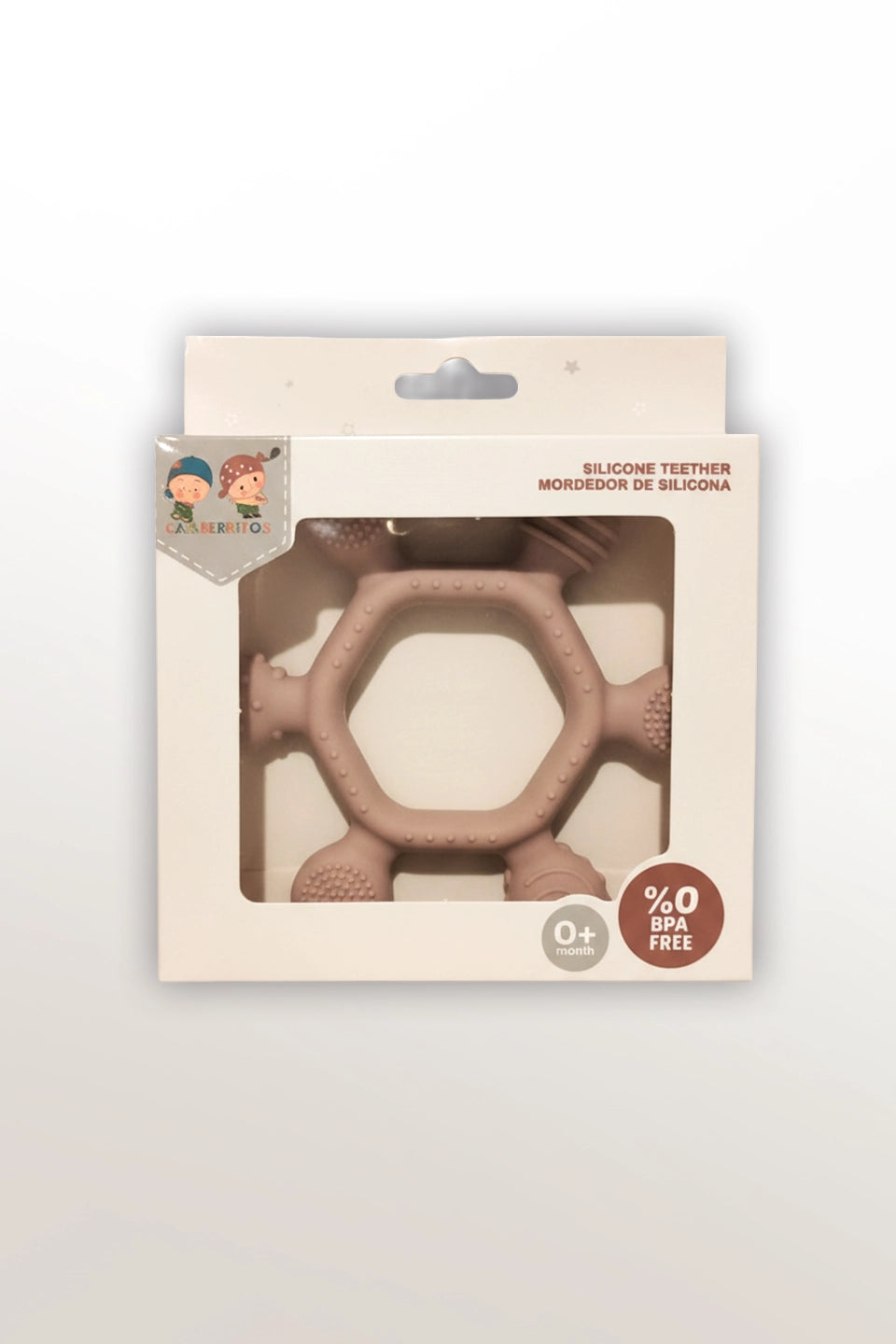 Mordedor de silicona 0+ meses - Gamberritos