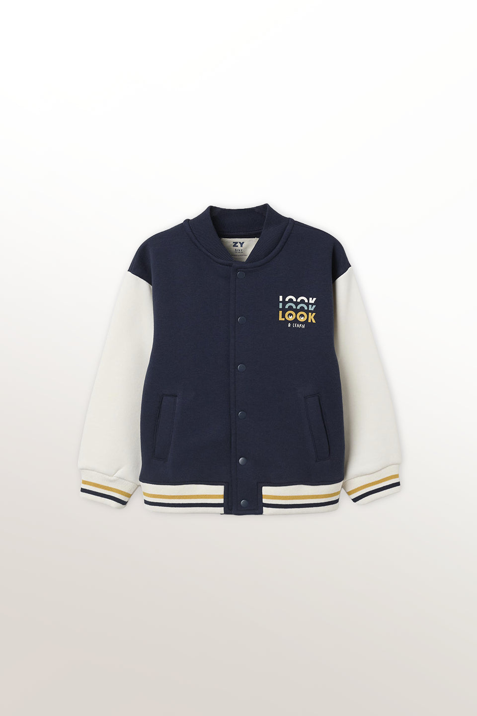 Chaqueta fleece azul oscuro niño