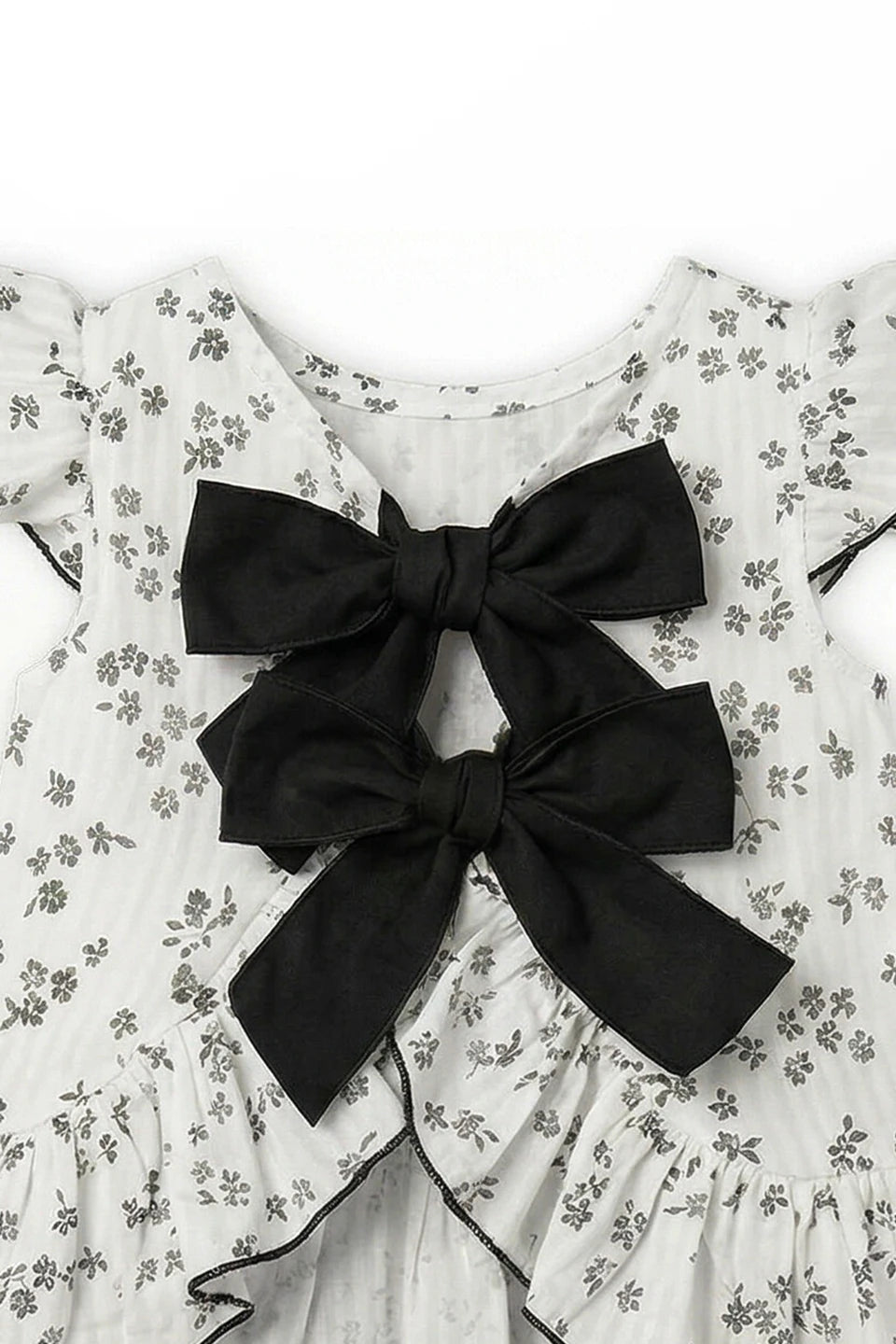 Conjunto flores negras