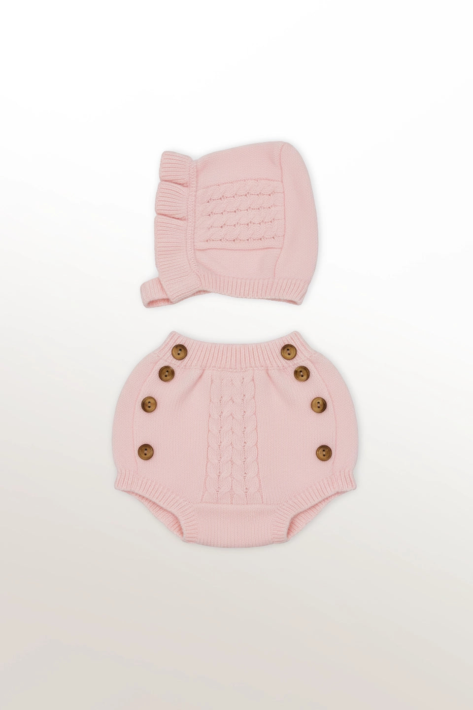 Cubrepañal y Capota rosa