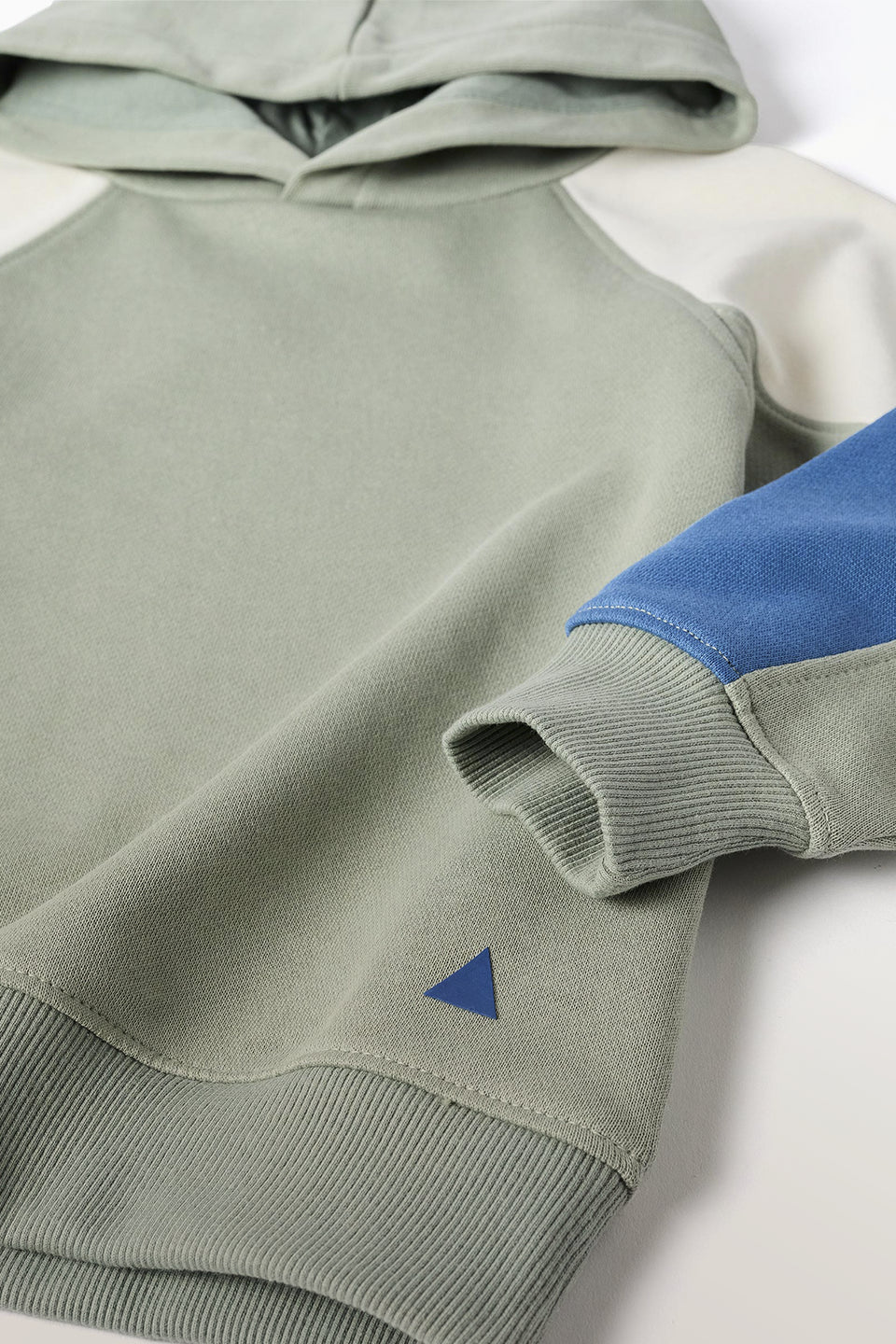 Sudadera fleece verde niño