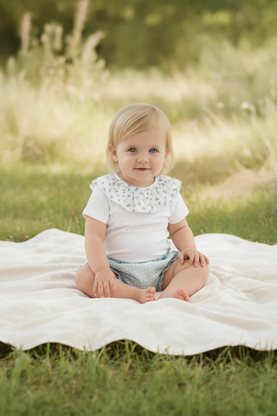 Braguita cubrepañal cuadrados