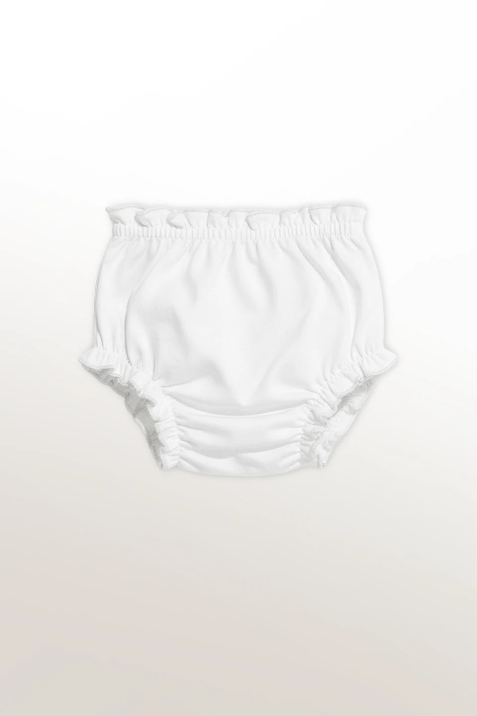 Braguita cubrepañal blanca